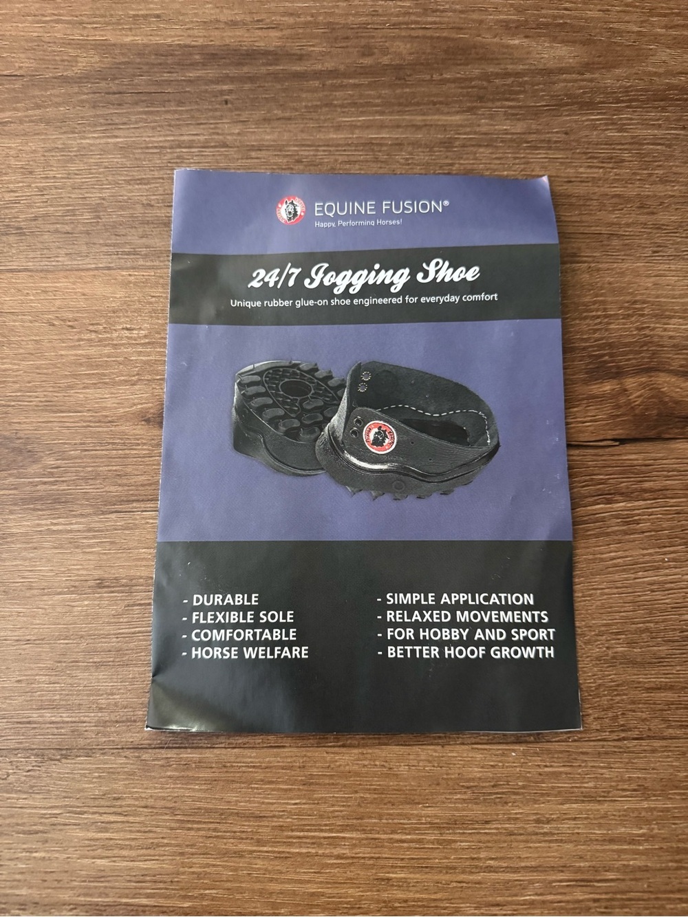 🐴 Equine Fusion 24/7 Jogging Horse Shoe - Pair. Glue included. Size 15 Slim 🐴 - Picture 7 of 9